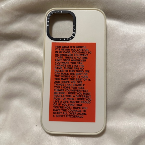 CASETiFY For What It’s Worth iPhone 12 Pro impact case - Picture 1 of 2